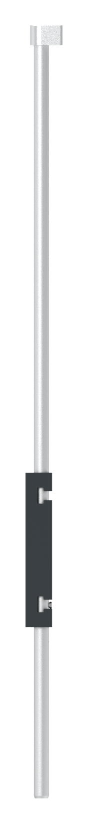 Bodenriegel XL mit Länge 1000mm, zum Anschrauben, RAL 7016