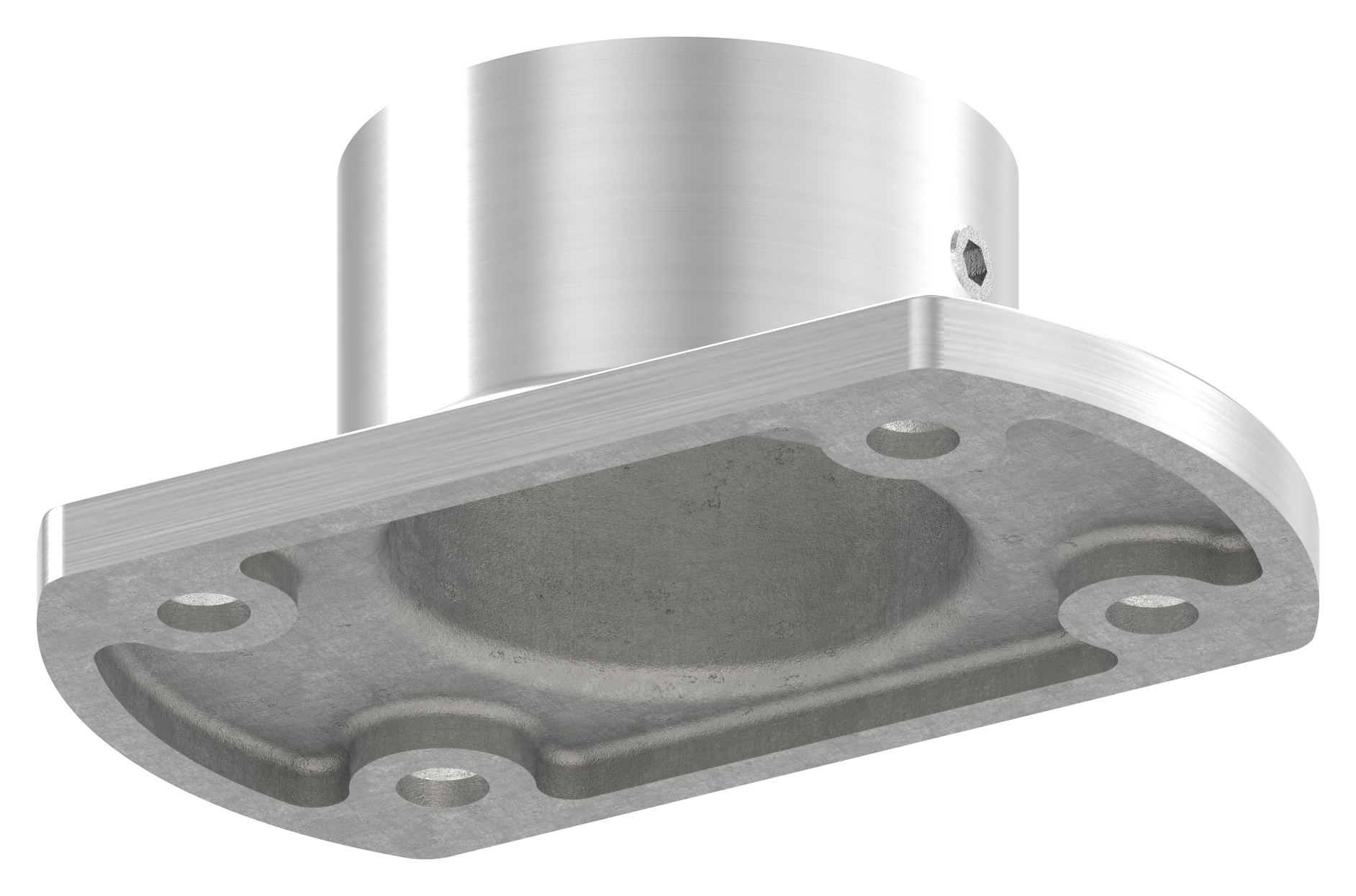 Wand- und Bodenanker, für Rohr 33,7mm, V2A