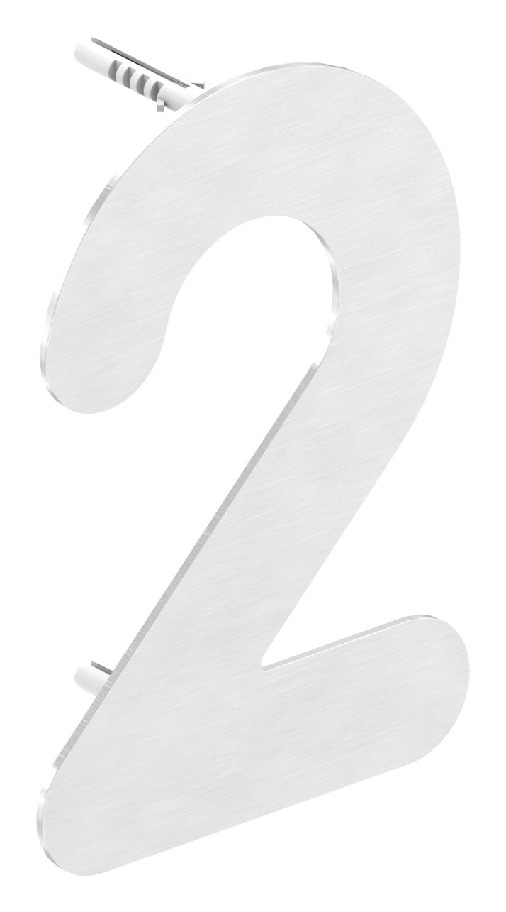 Hausnummer 2 - "klein", V2A