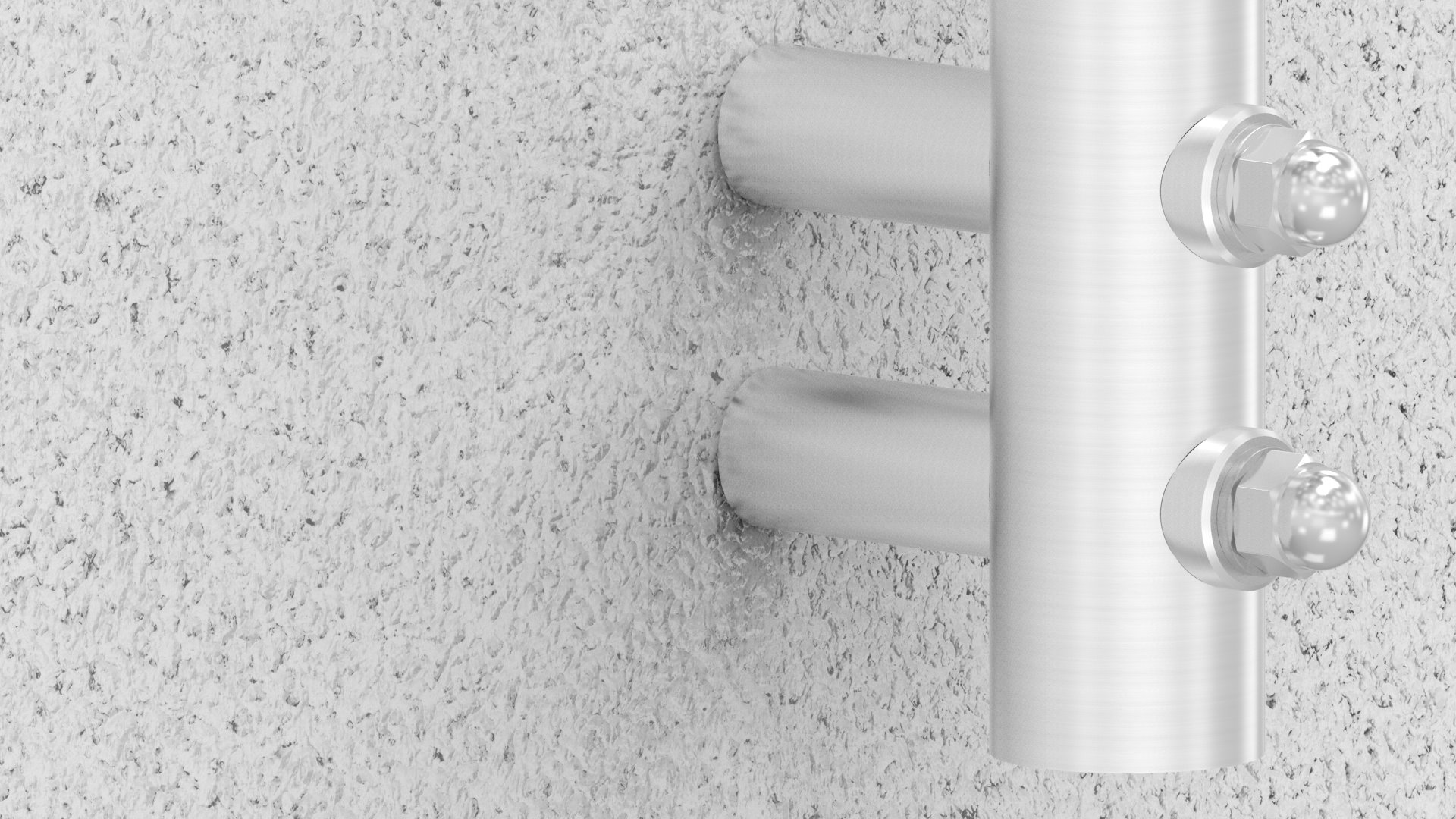 Wandhalter für Rohr 42,4mm, L: 50mm, V2A