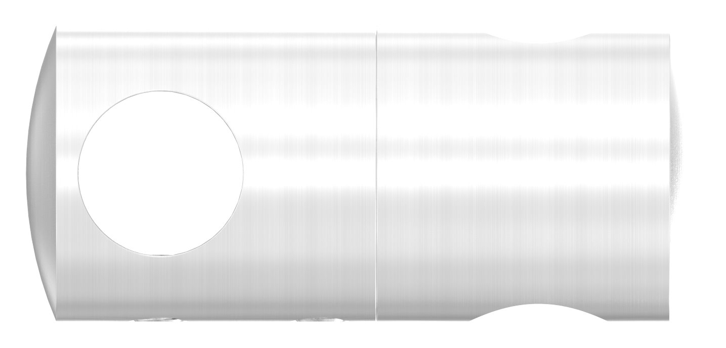 Doppelquerstabhalter mit 12,2 und 10,2mm Bohrung, V2A