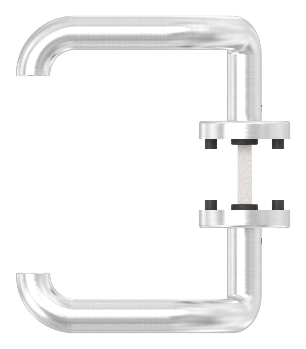 Türdrücker-Paar, drehbar, V2A