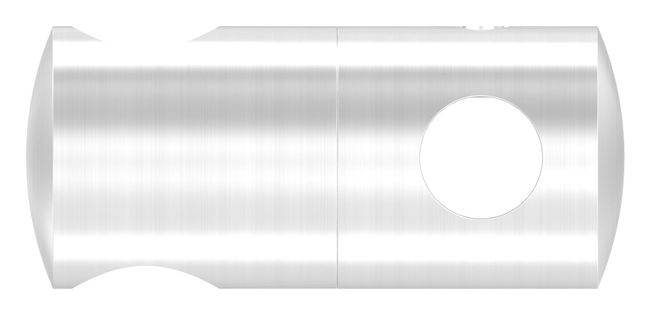 Doppelquerstabhalter mit 12,2 und 10,2mm Bohrung, V2A