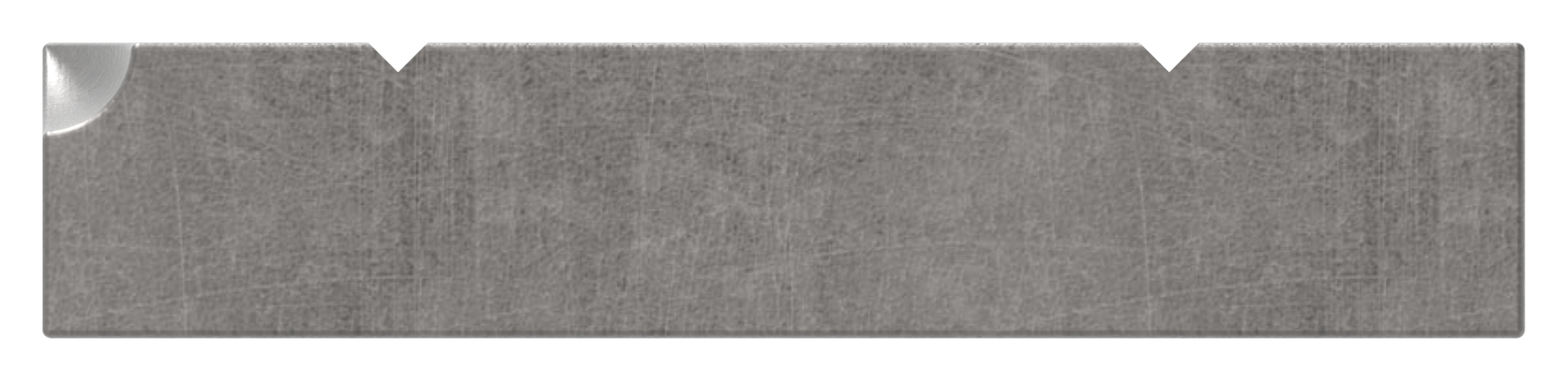 Flacheisen 50x10mm, 2x gerillt, L: 3000mm