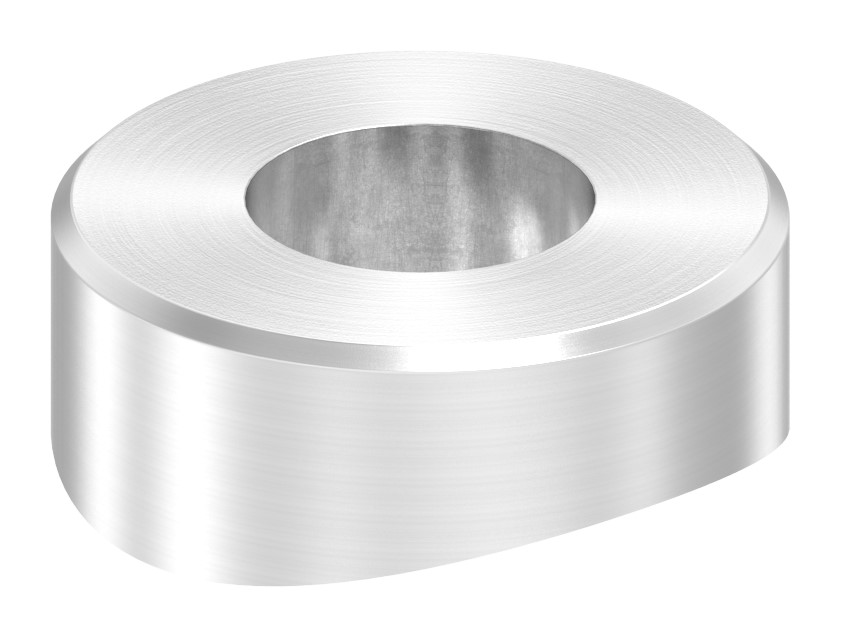 Ausgleichsstück (ohne Senkung) für Rohr 42,4mm, Ø 18mm, V2A