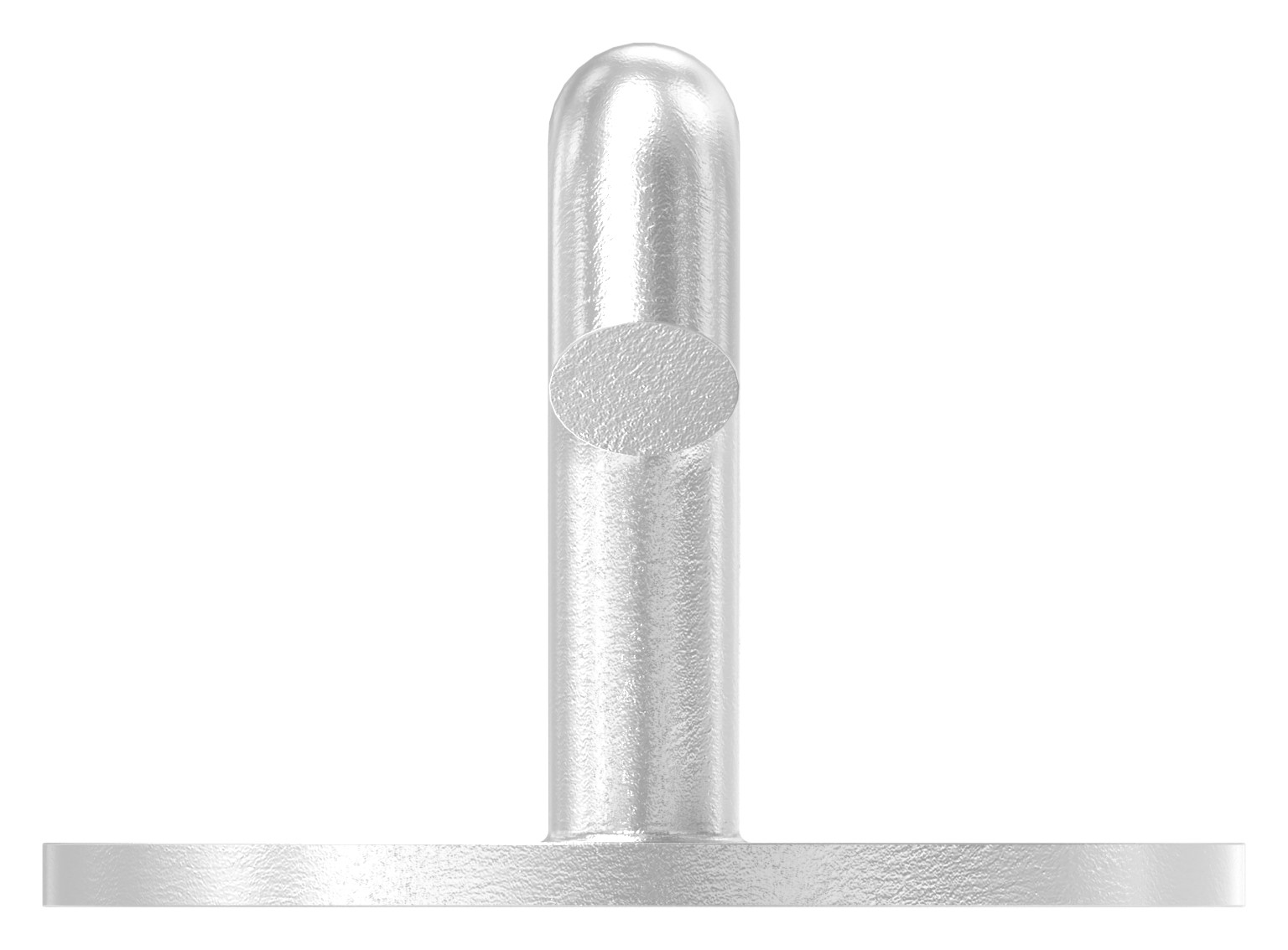 Befestigungsöse/Haken mit runder Platte V4A