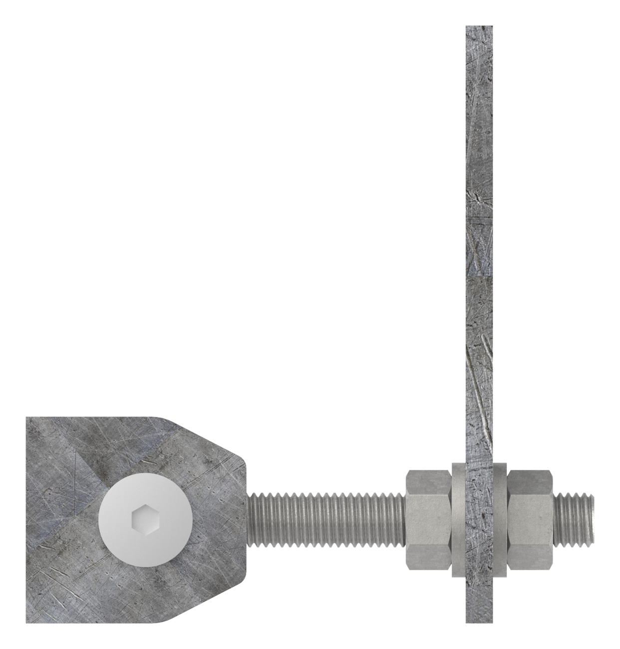 Torband M12, teilverzinkt/feuerverzinkt