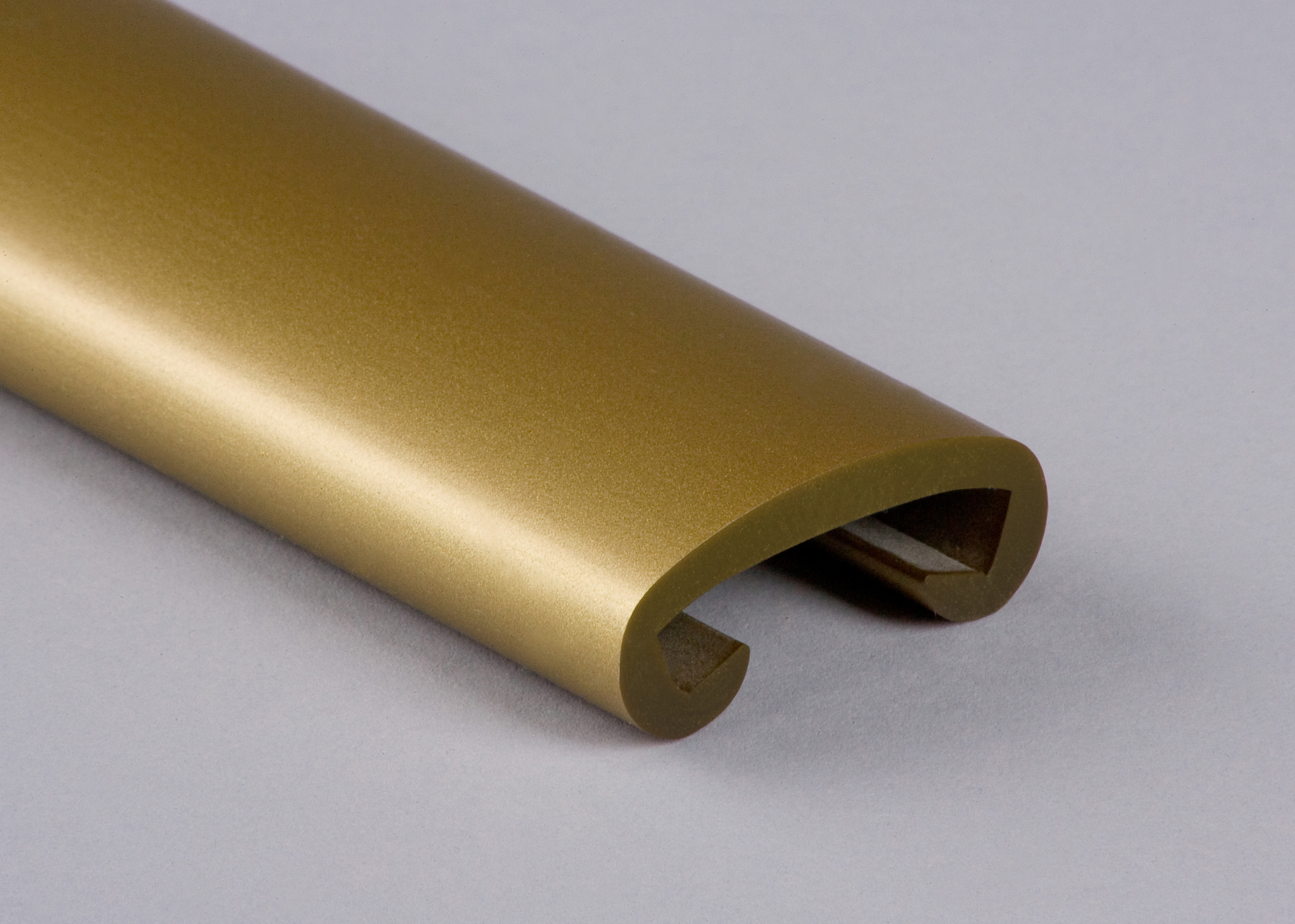 Kunststoffhandlauf für 40x8mm, gold