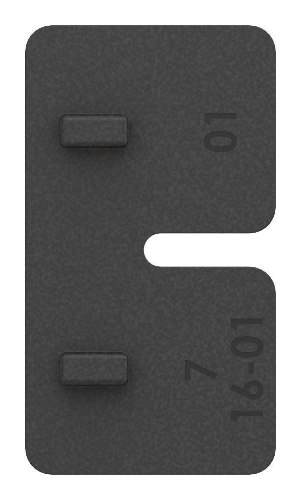 Gummi für Mod. 11, Blech 2 mm Gummi für Mod. 11, Blech 2 mm
