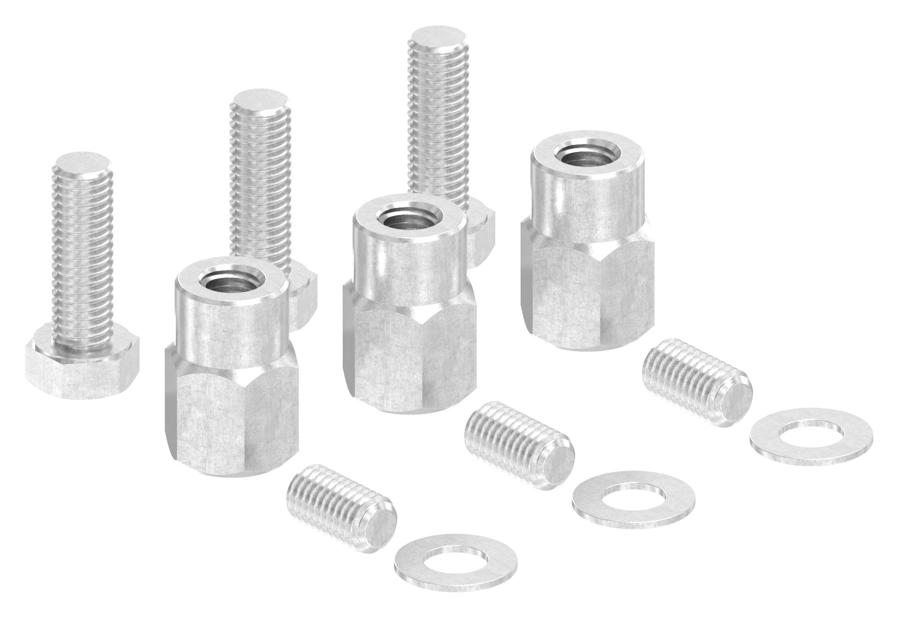 Zahnstange 30 x 12mm, Länge 1m, inkl. Befestigungsmaterial, V2A