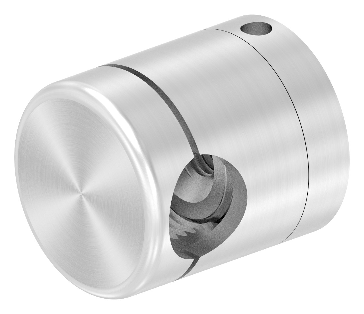 Brenk Grundhalter für Stäbe Ø 14mm, ALU