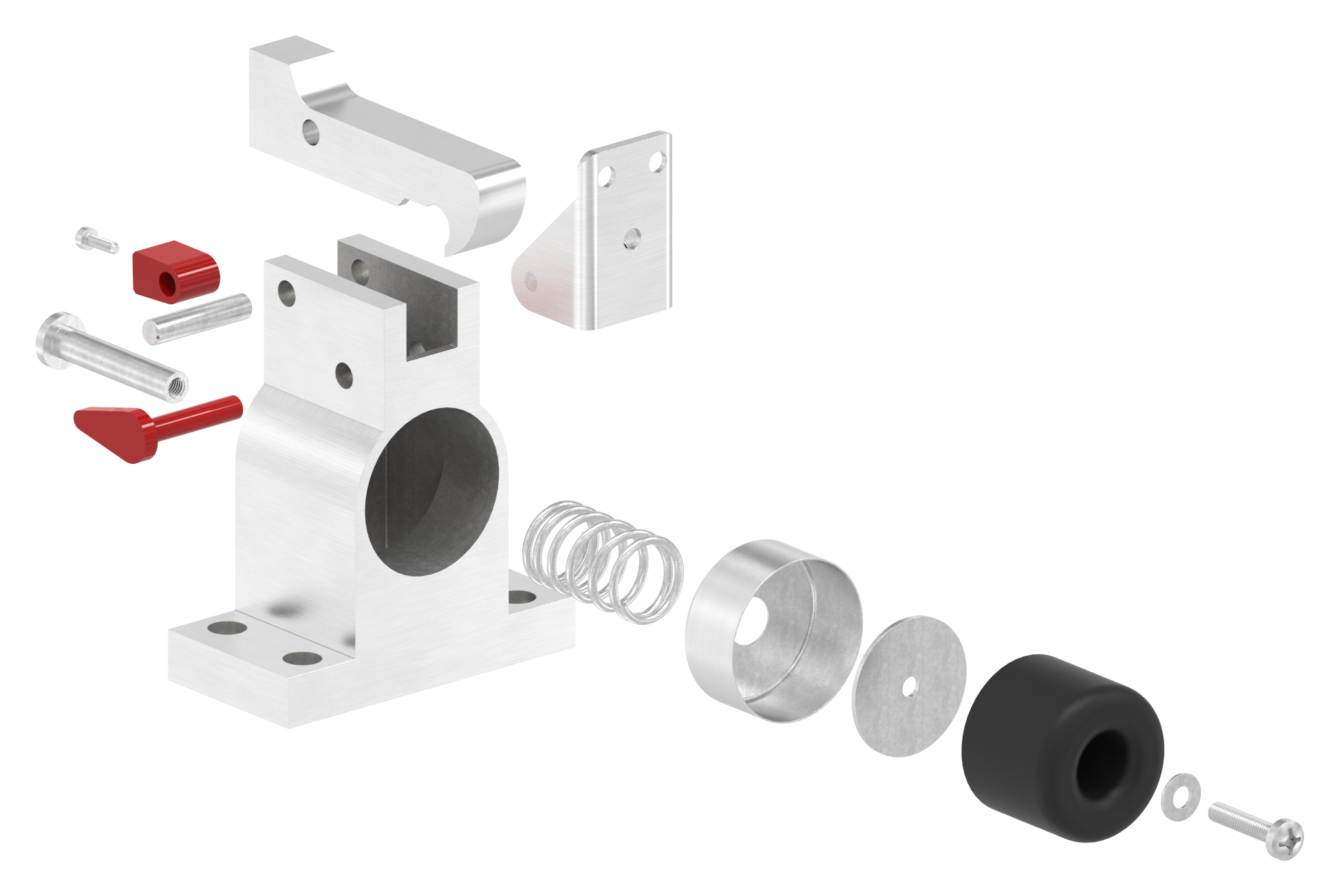 Türfeststeller und Schließer, V2A