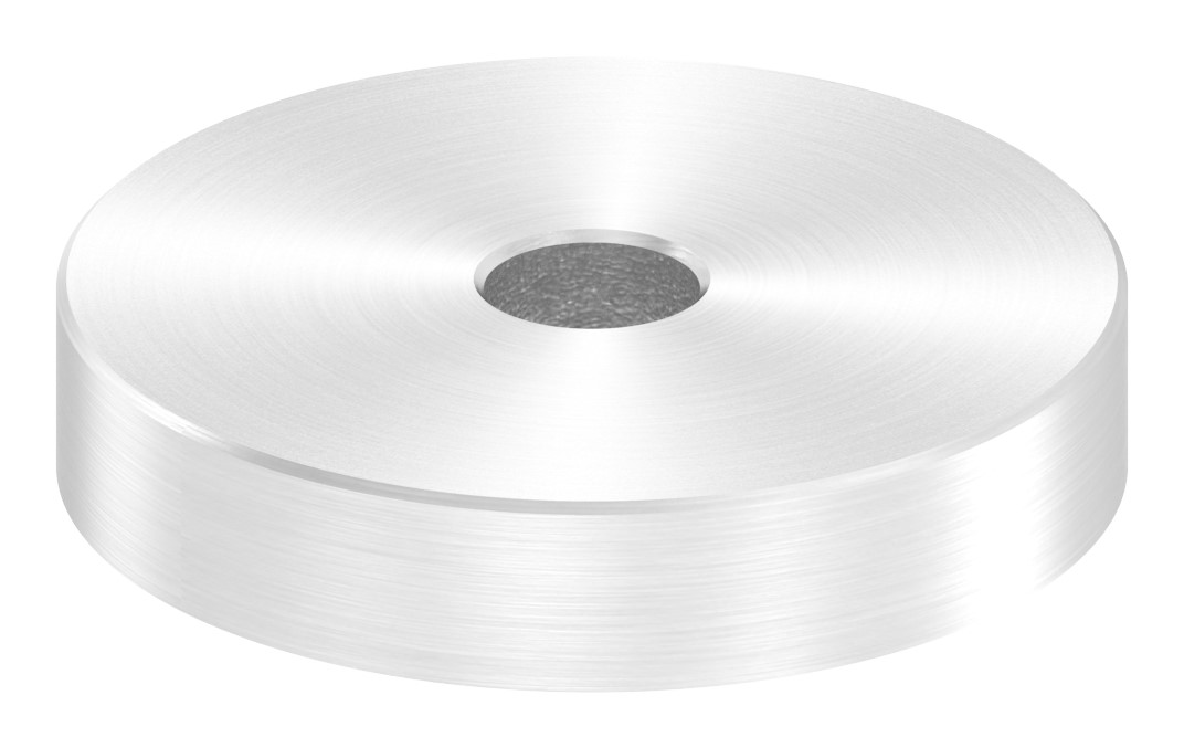 Unterteil Ø 52 mm, mit Durchgangsbohrung , t: 10mm, V2A Unterteil Ø 52 mm, mit Durchgangsbohrung , t: 10mm, V2A