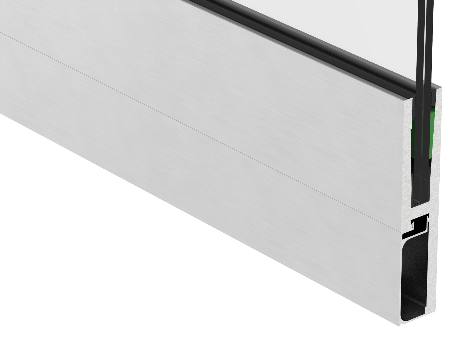 Abdeckung für Alu-Profil 80100-ALU, L:6m