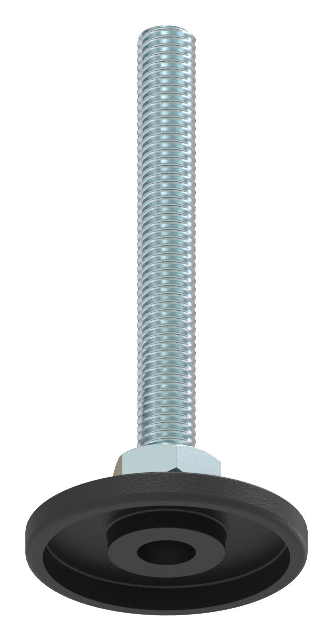 Stellfuß mit Justierschraube mit Innensechskant