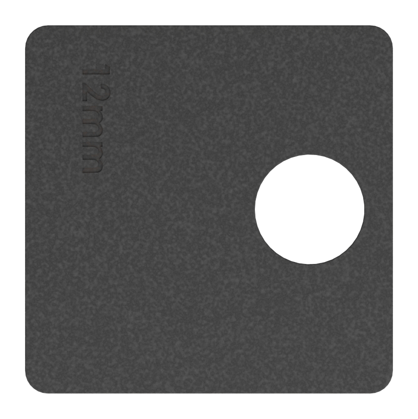 1 Paar Gummi für Mod. 36, für ESG-Glas 12mm