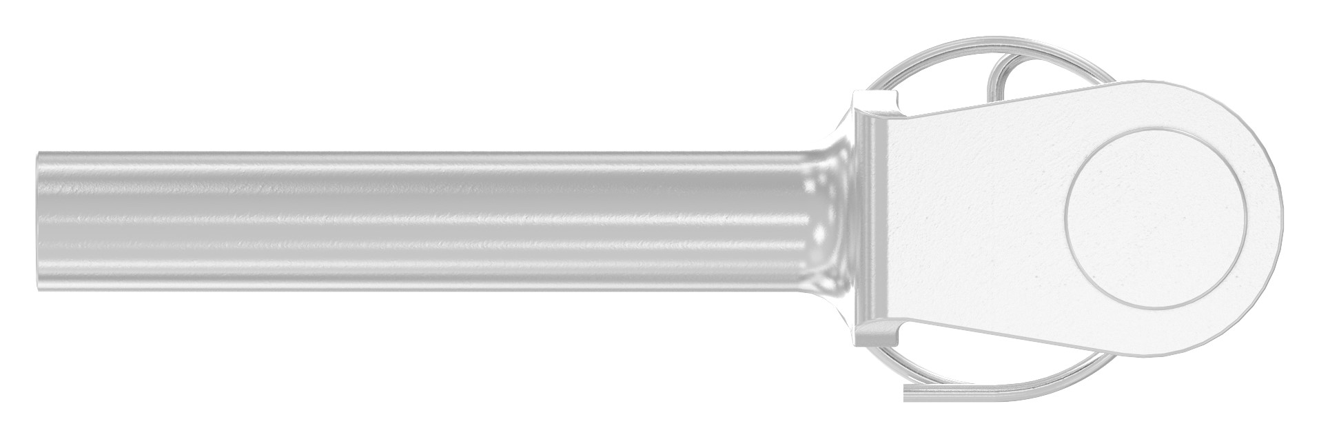 Gabelterminal mit Innengew. M6 links, V4A
