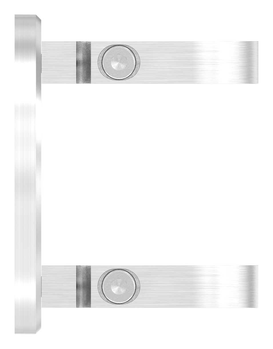 Wandbefestigung für Geländerpfosten 42,4mm, V4A