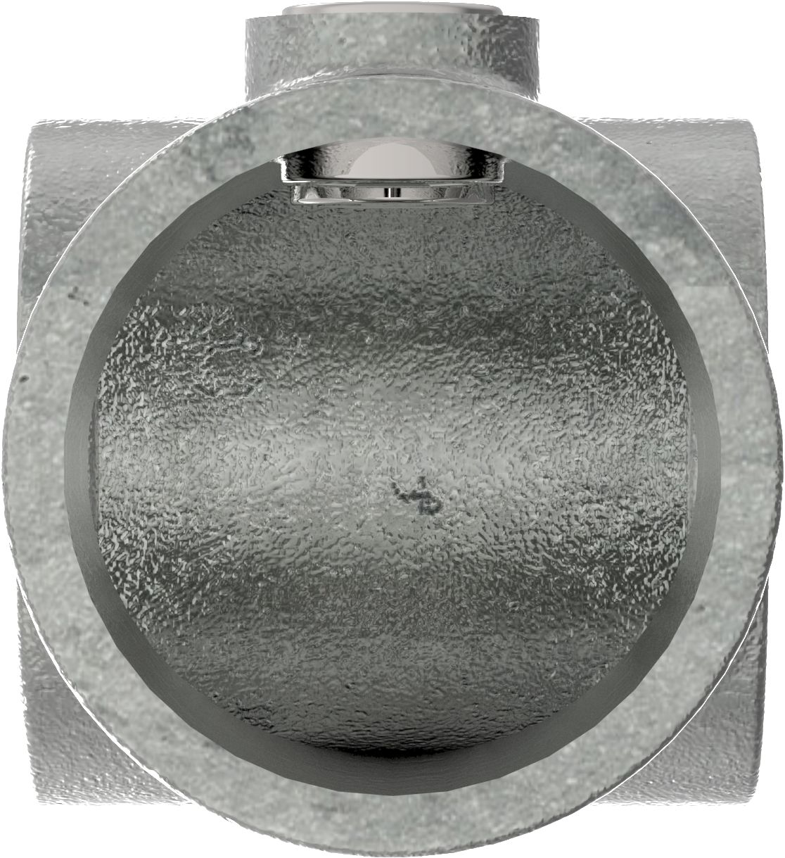 T-Stück kurz, für Rohr Ø 42,4mm