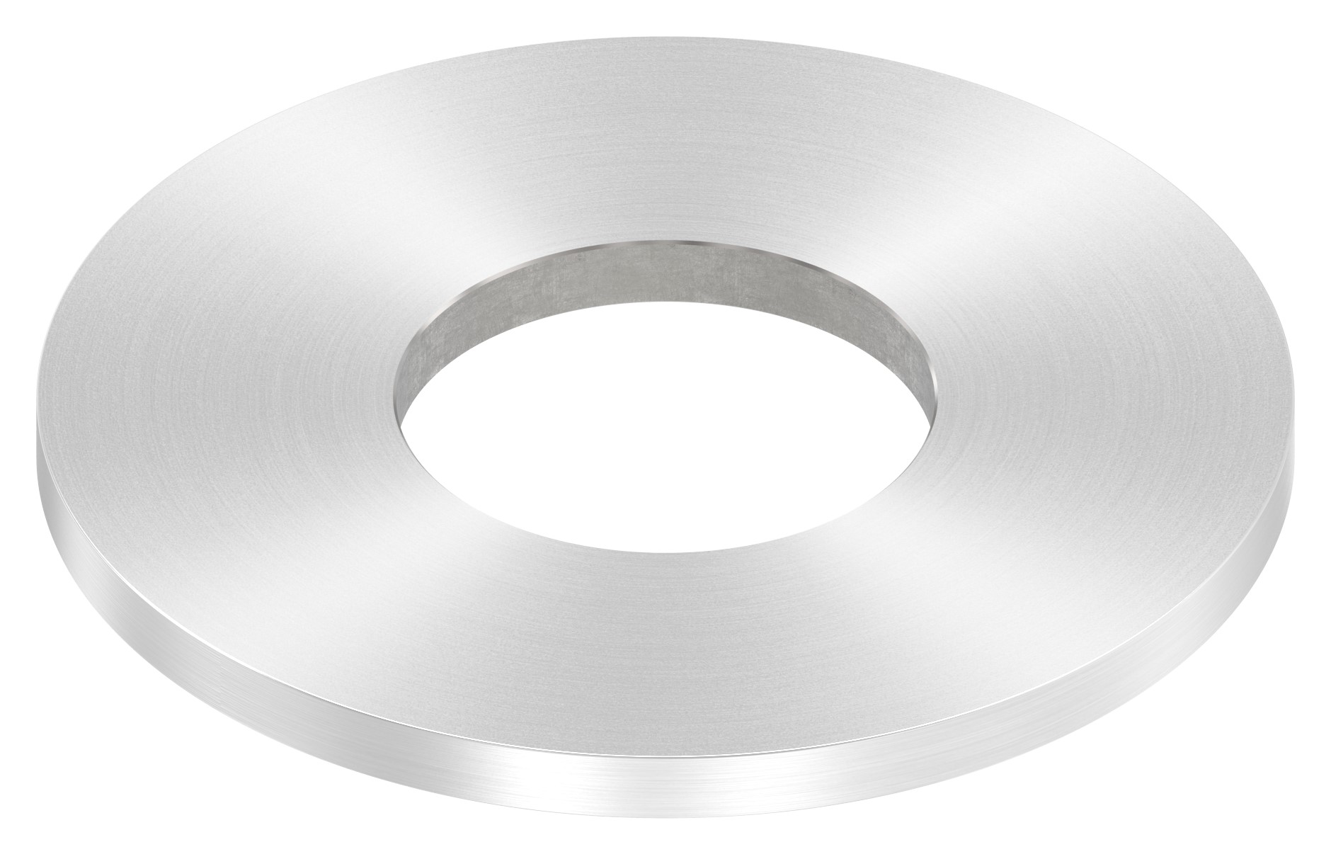 Ankerplatte Ø 100x6mm, mit Rundschliff, V2A