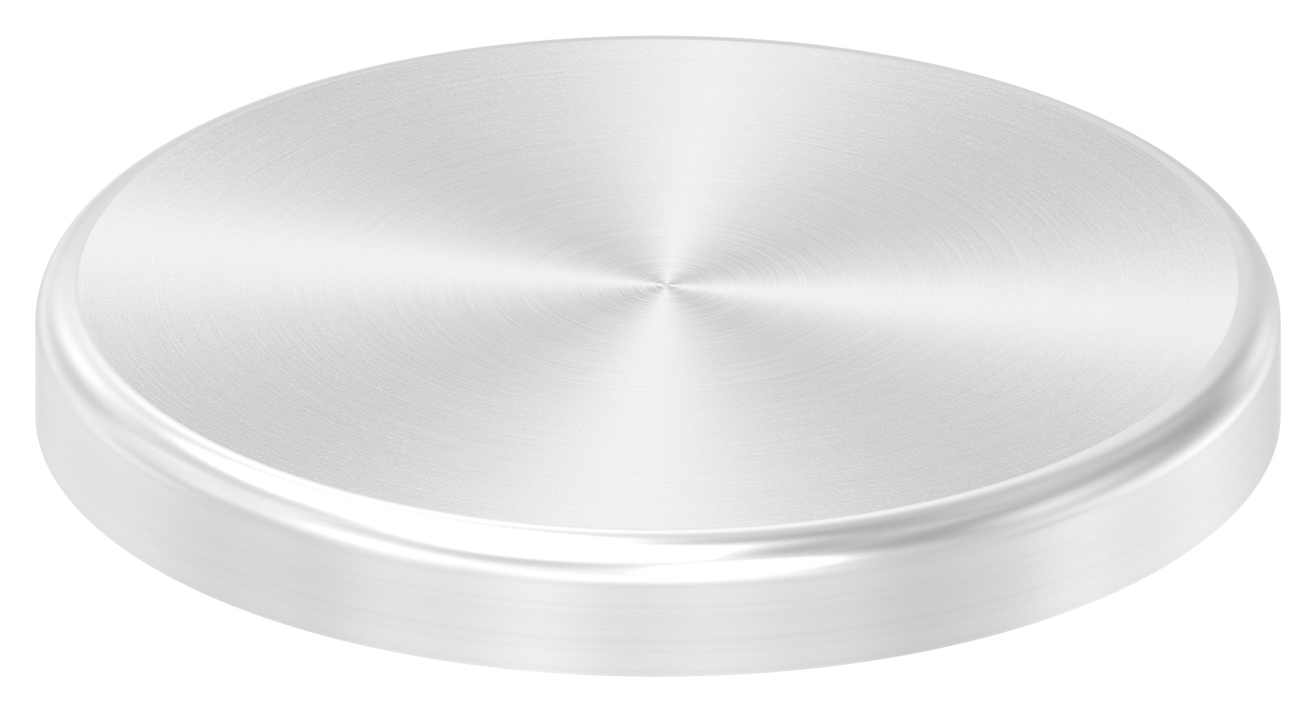 Abdeckrosette, 87x10mm, ohne Bohrung, V4A