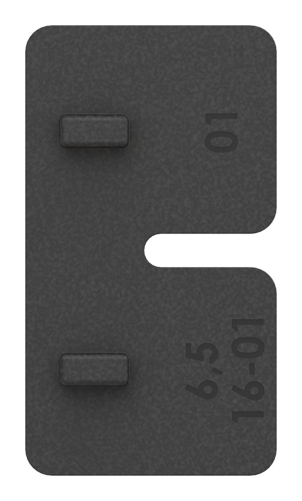 Gummi für Mod. 11, Blech 3 mm Gummi für Mod. 11, Blech 3 mm