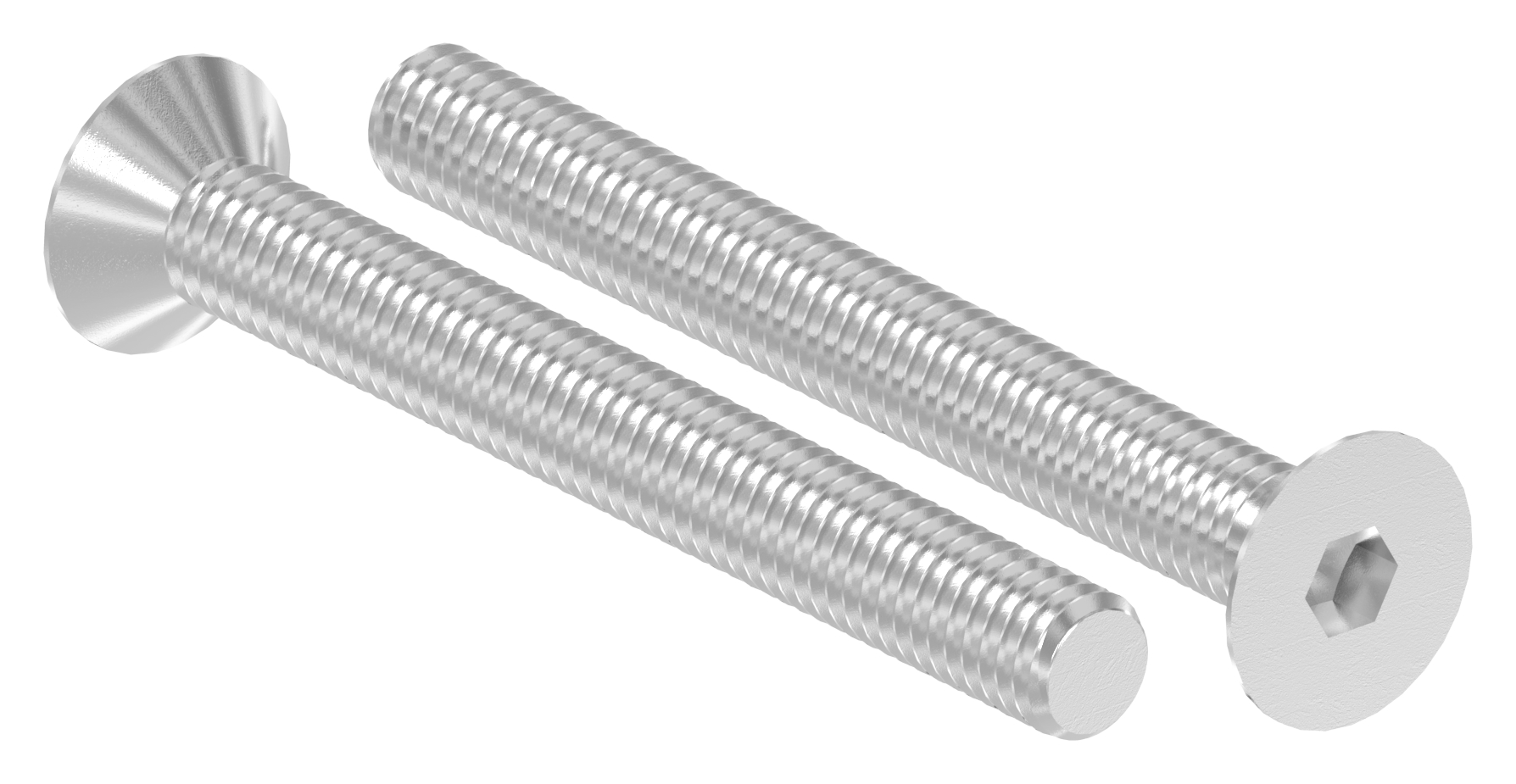 Senkkopfschraube M6x55, V2A, ISO 10642