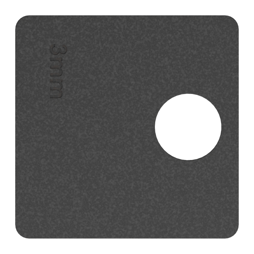 1 Paar Gummi für Mod. 36, für Blech 3,0mm