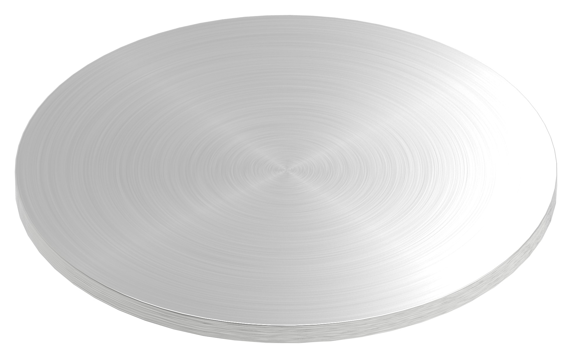 Ronde Ø 100x4mm, mit Rundschliff, V2A