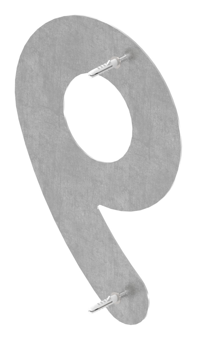 Hausnummer 9 - "groß", V2A