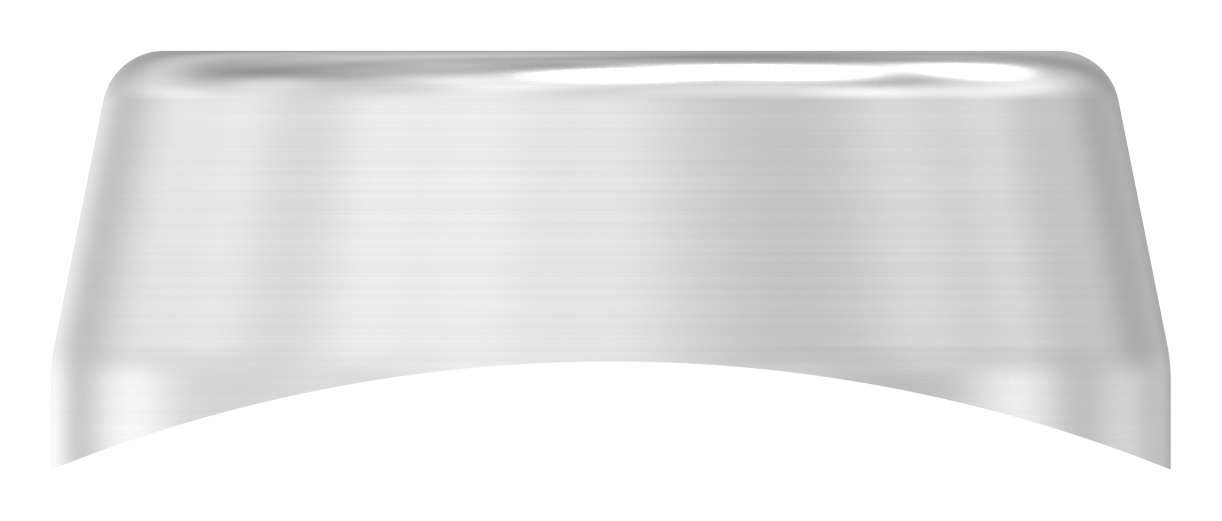 Ausgleichsstück für Rohr 48,3mm, Ø 18mm, mit Bohrung 7mm, V2A