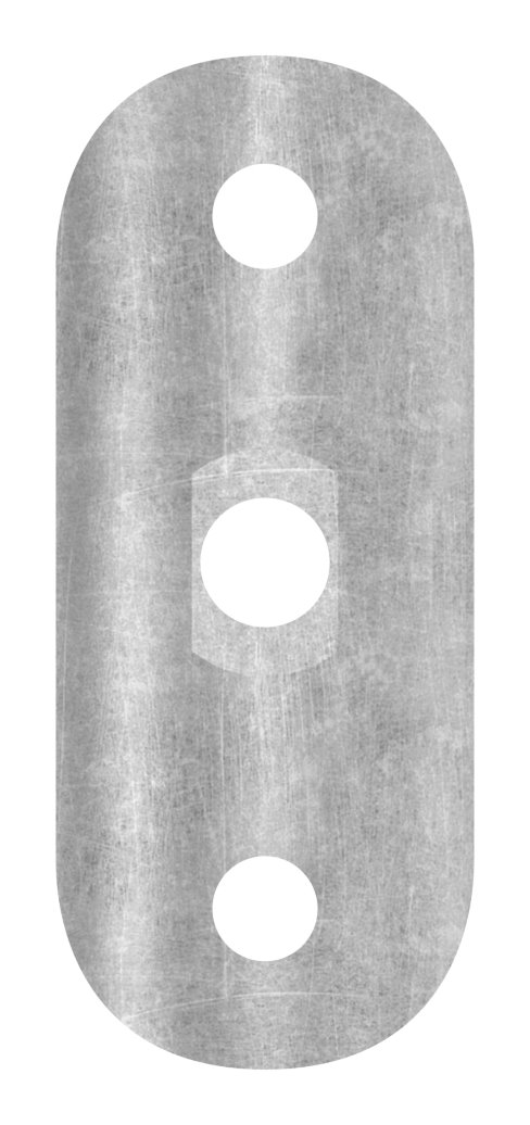 Handlaufanschlussplatte S235JR, Rohranschluss Ø 33,7mm Handlaufanschlussplatte S235JR, Rohranschluss Ø 33,7mm
