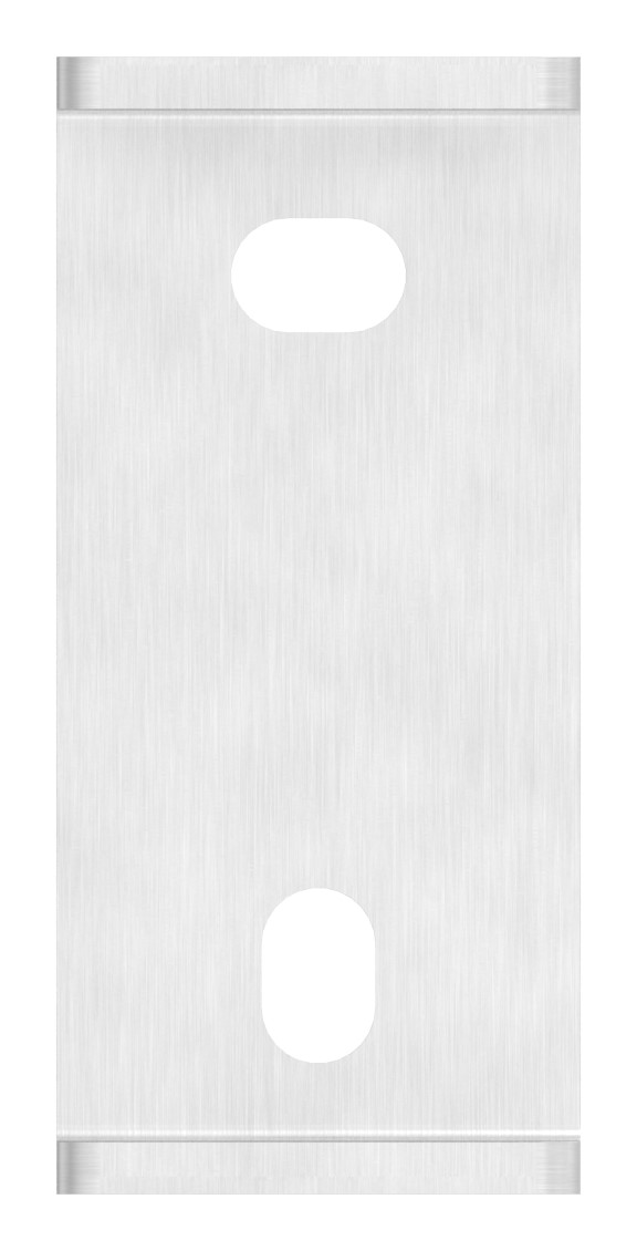 Wandbefestigung für Geländerpfosten 40x40mm, V2A