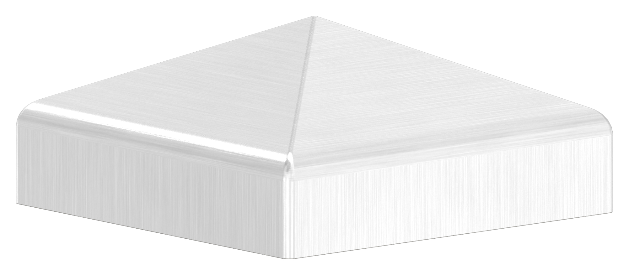 Pyramidenkappe, für Rohr 40x40mm, V2A