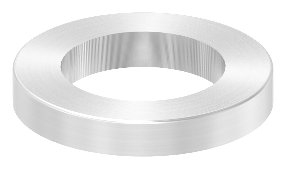 Abdeckring, 40x6mm, mit Bohrung 25,3mm, V2A