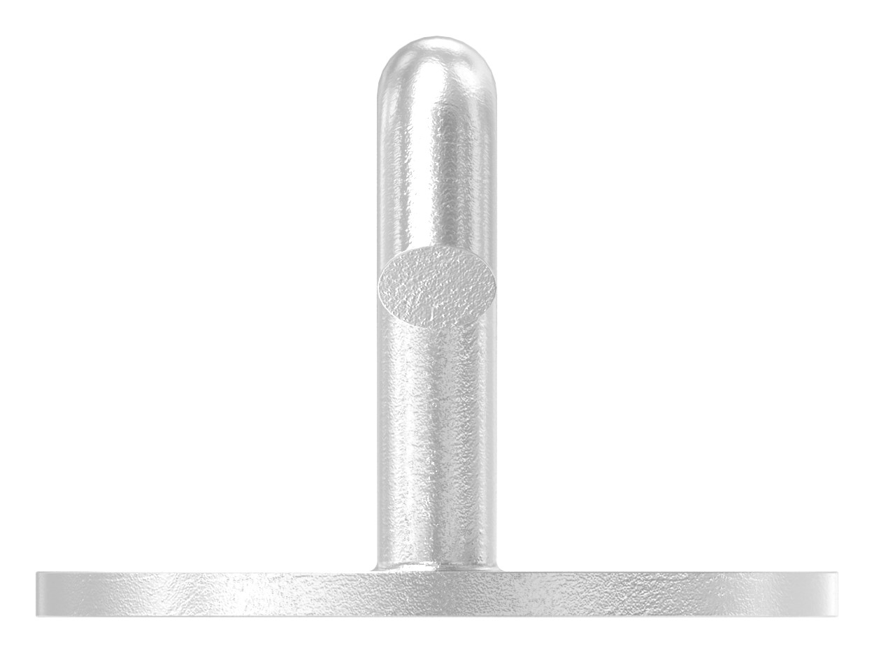 Befestigungsöse/Haken mit runder Platte V4A