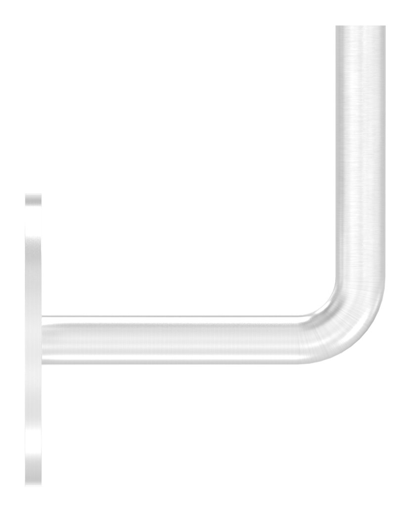 Handlaufhalter zum Anschweißen (Ronde und Bügel verschweißt), V2A
