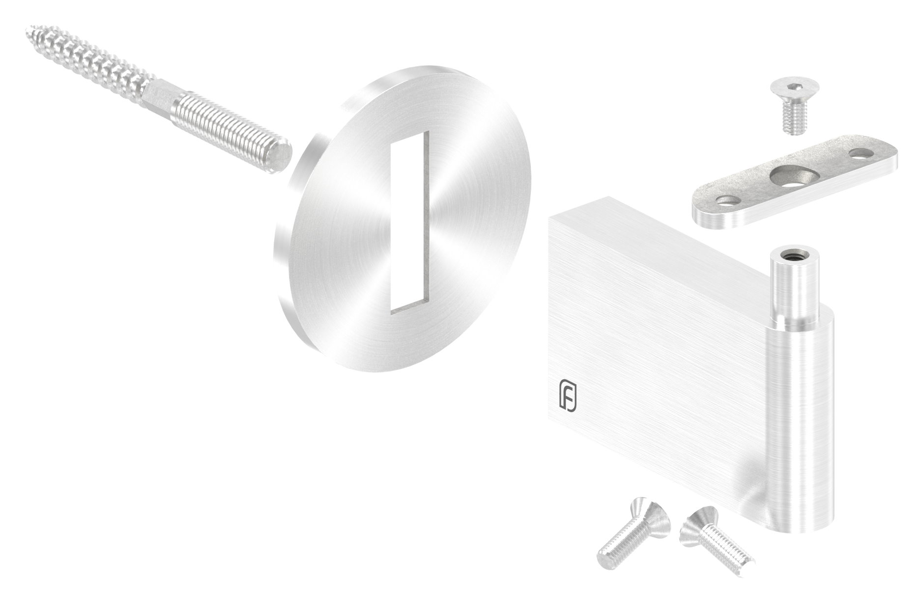 Sensa Design 2,  für Rohr 42,4mm, V2A