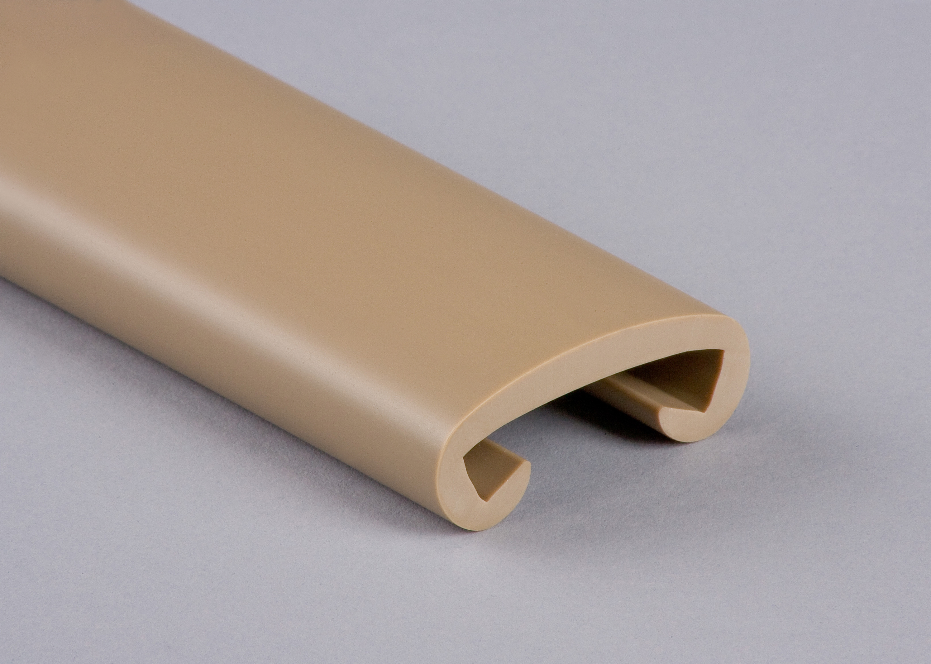 Kunststoffhandlauf für 40x8mm, graubeige