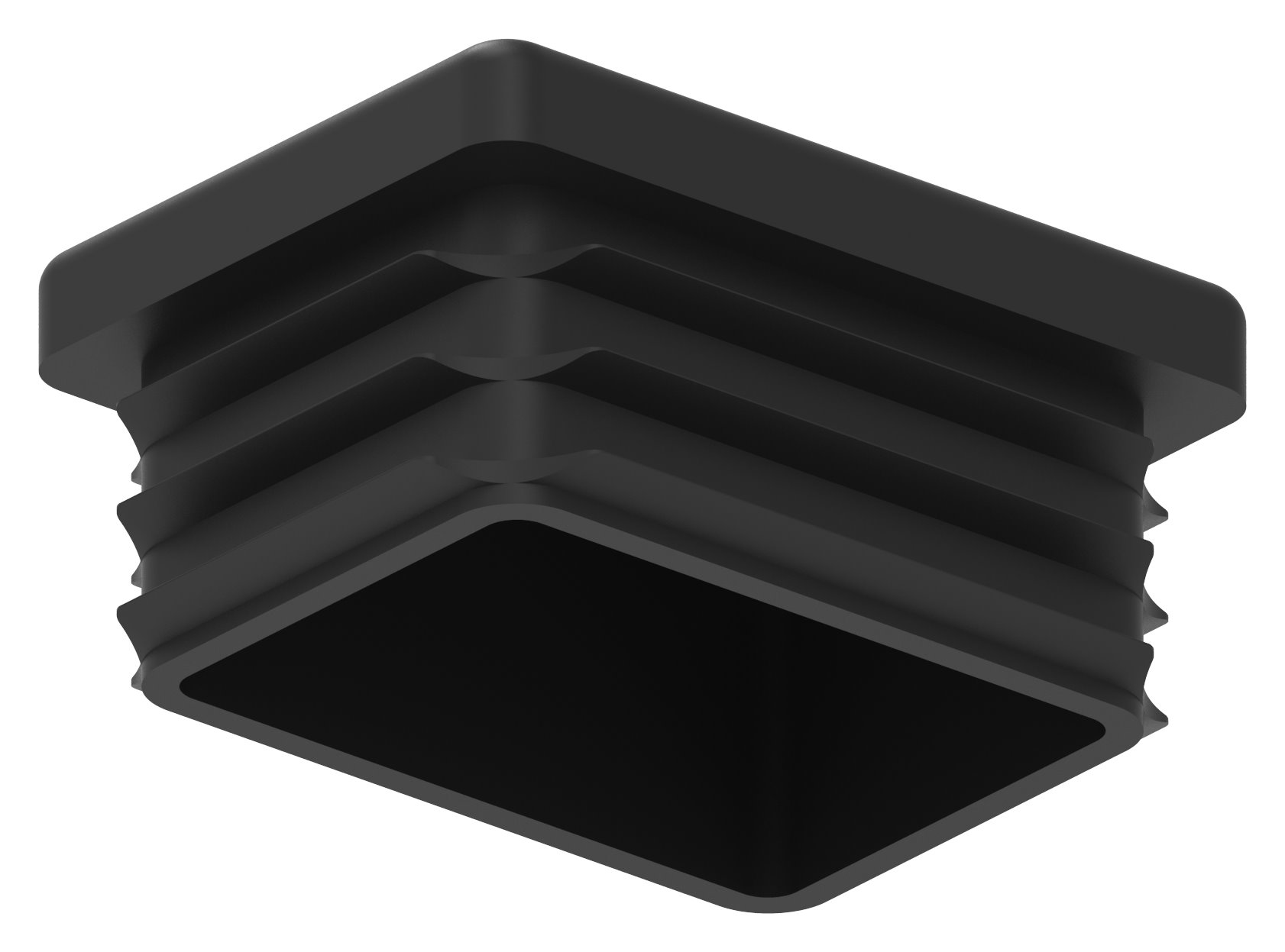 Kunststoffkappe für Rechteckrohr 40x30mm