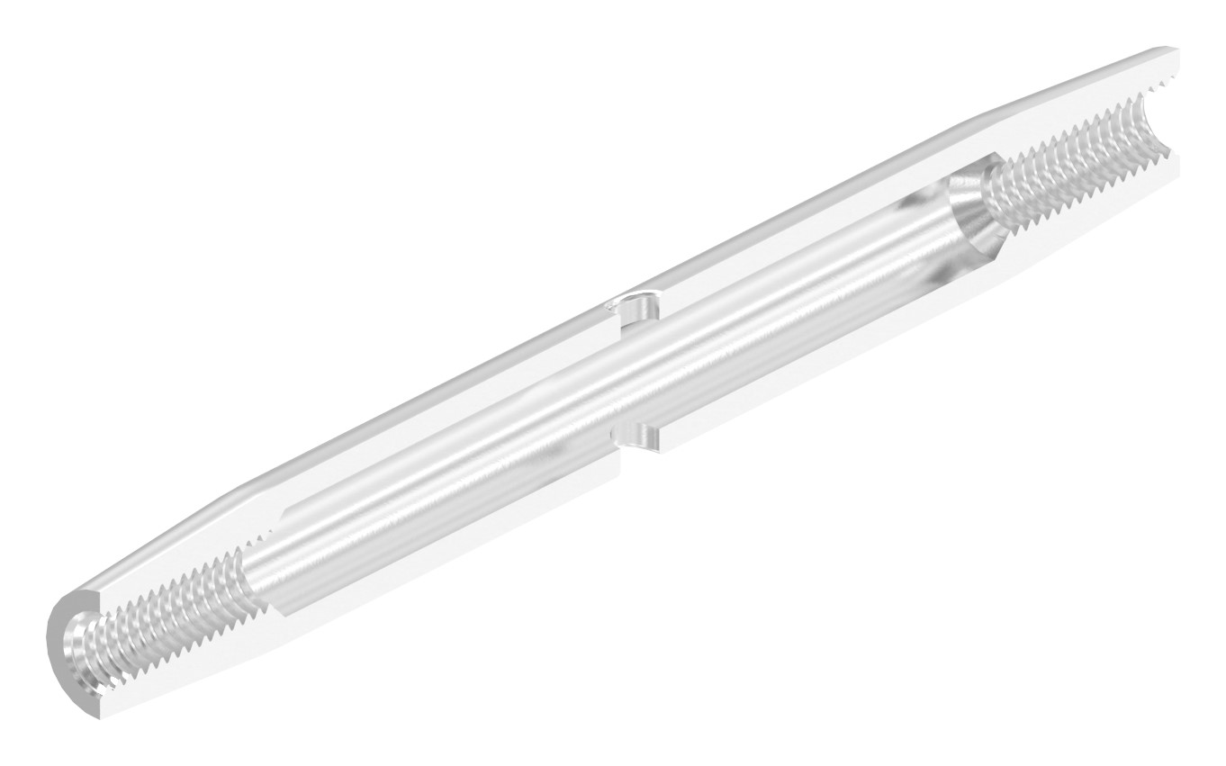 Wantenspanner mit Gewinde M4, V4A