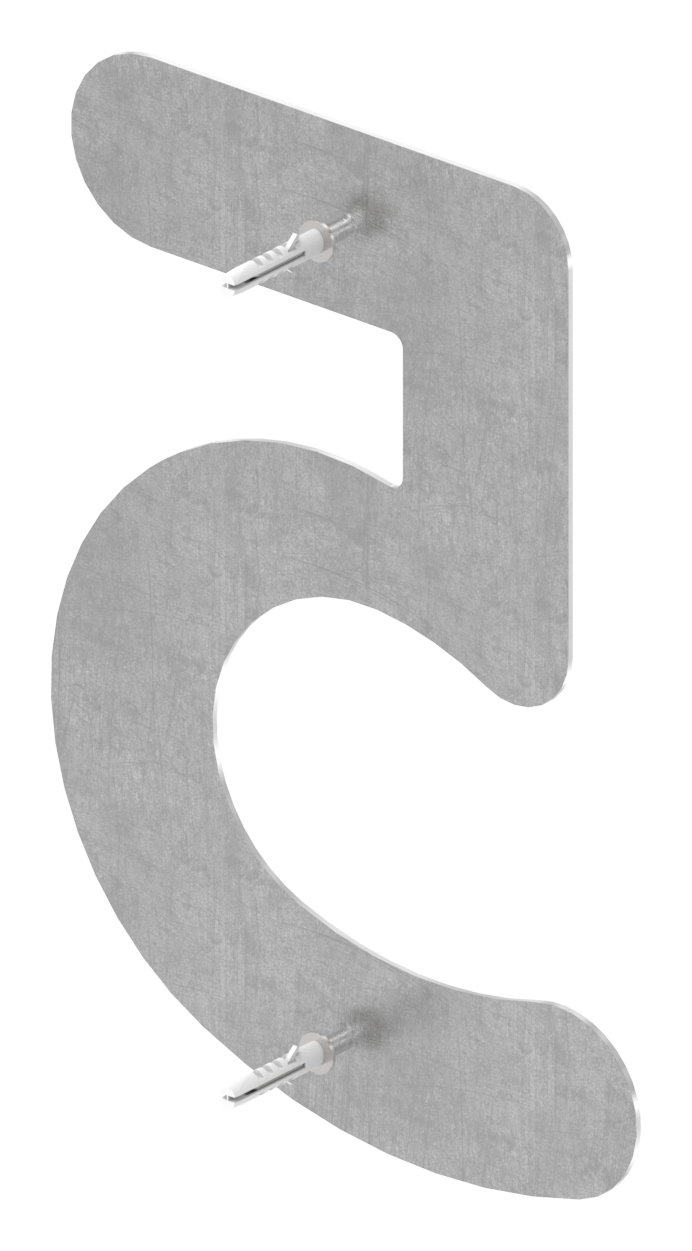 Hausnummer 5 - "groß", V2A