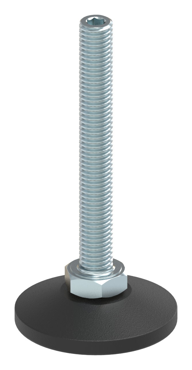 Stellfuß mit Justierschraube mit Innensechskant