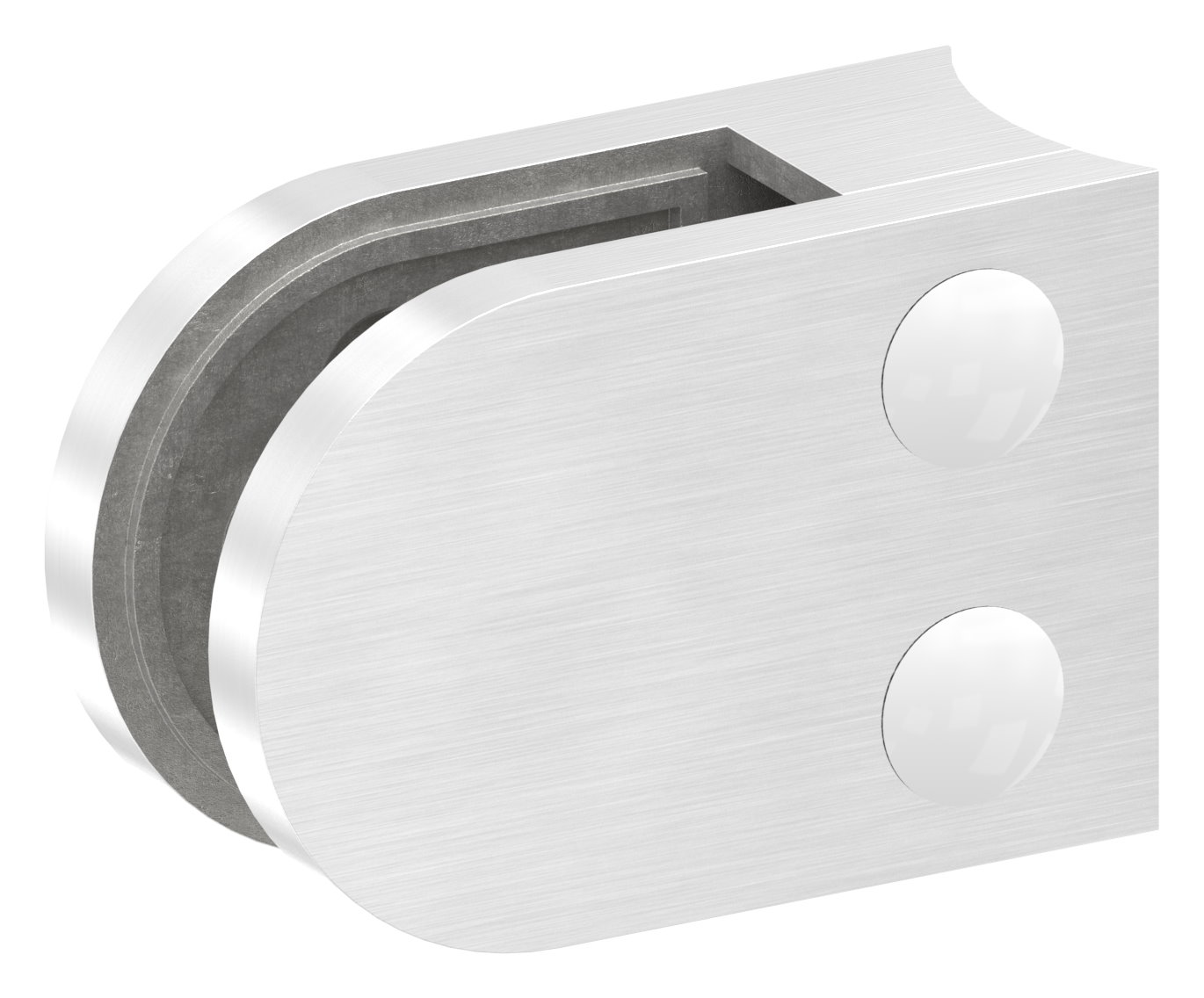 Glasklemme Mod. 12, Anschluss: 48,3mm, V4A Glasklemme Mod. 12, Anschluss: 48,3mm, V4A