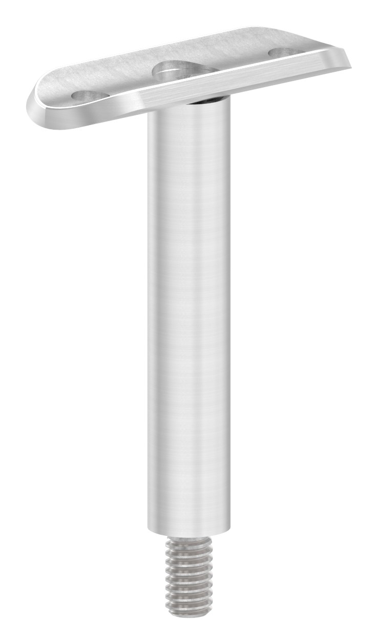 Stift Ø 14mm mit Handlaufanschlussplatte für Rohr 33,7mm, V2A