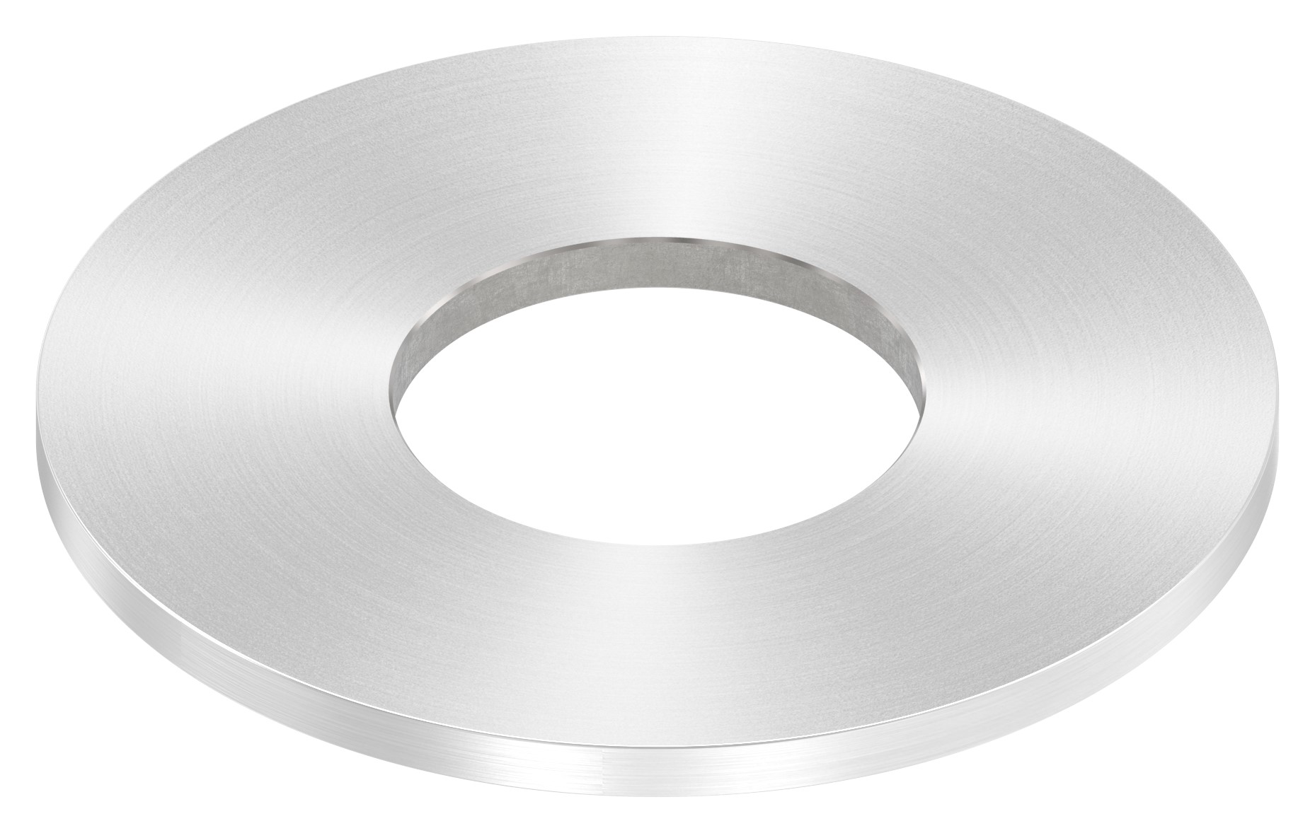 Ankerplatte Ø 80x4mm, mit Rundschliff, V2A
