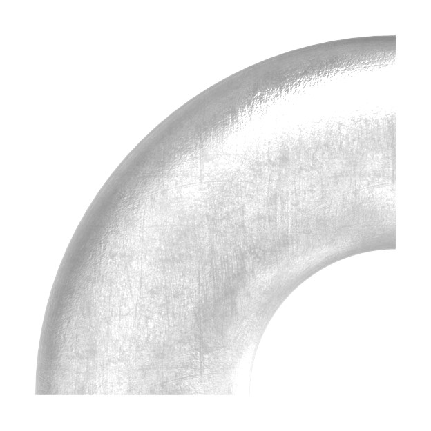 Schweißbogen 90°, 48,3x2,0mm, ungeschliffen, V2A