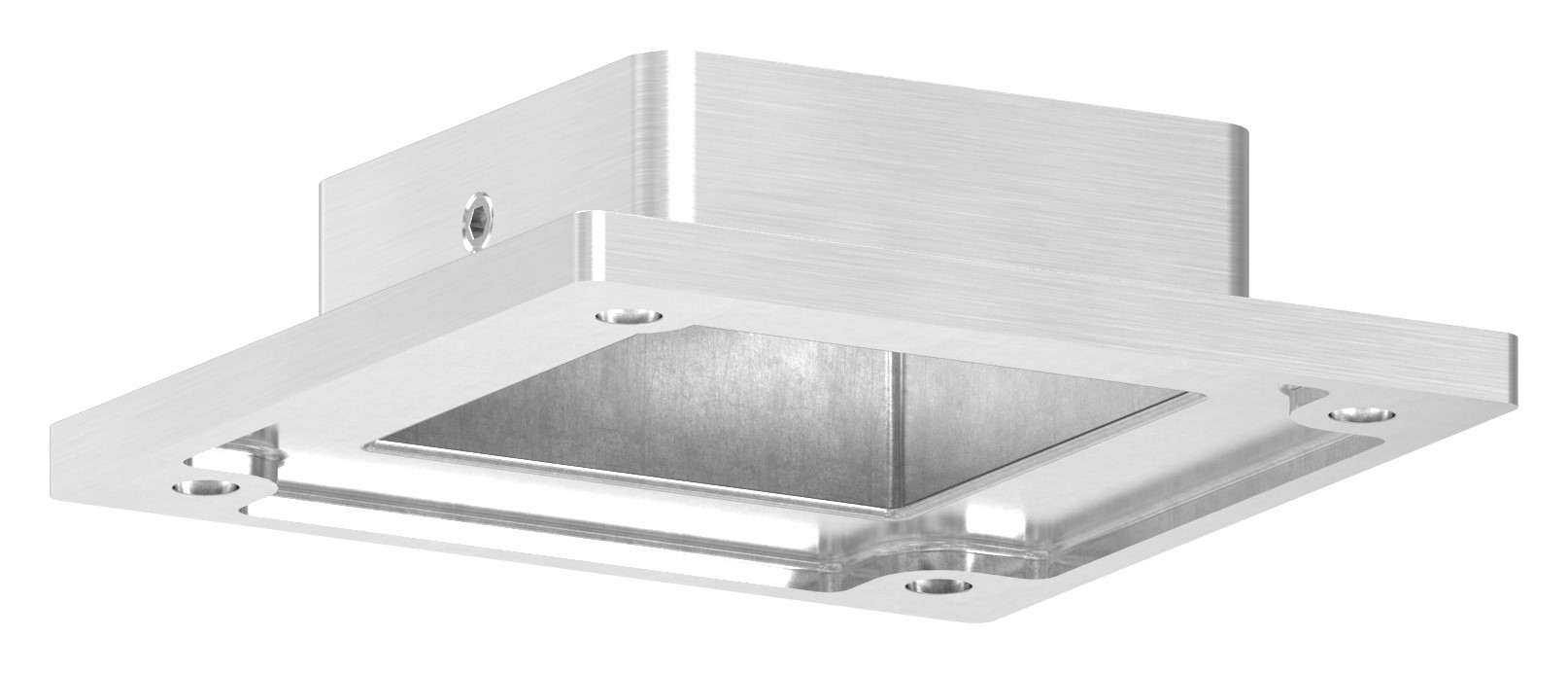 Wand- und Bodenanker, für Rohr 50x50mm, V2A