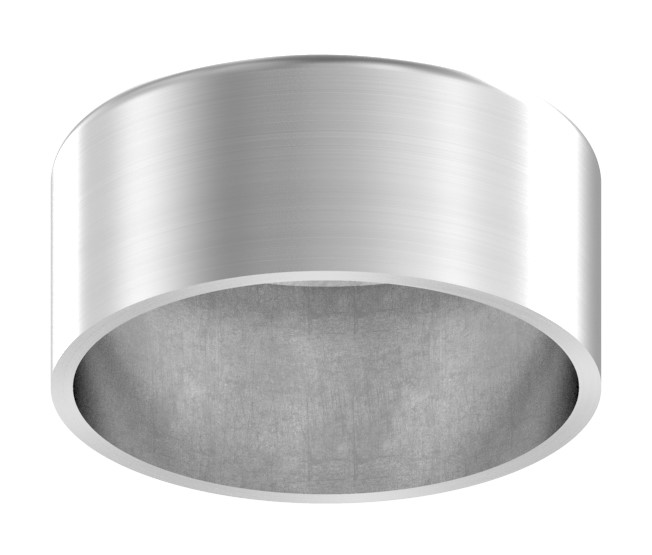 Endkappe zum Überstecken für Rohr 33,7mm, V2A