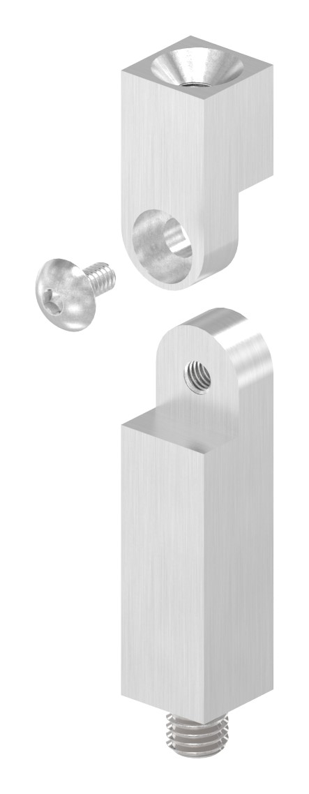 Gelenkstift aus 14x14mm, L: 68mm, V2A